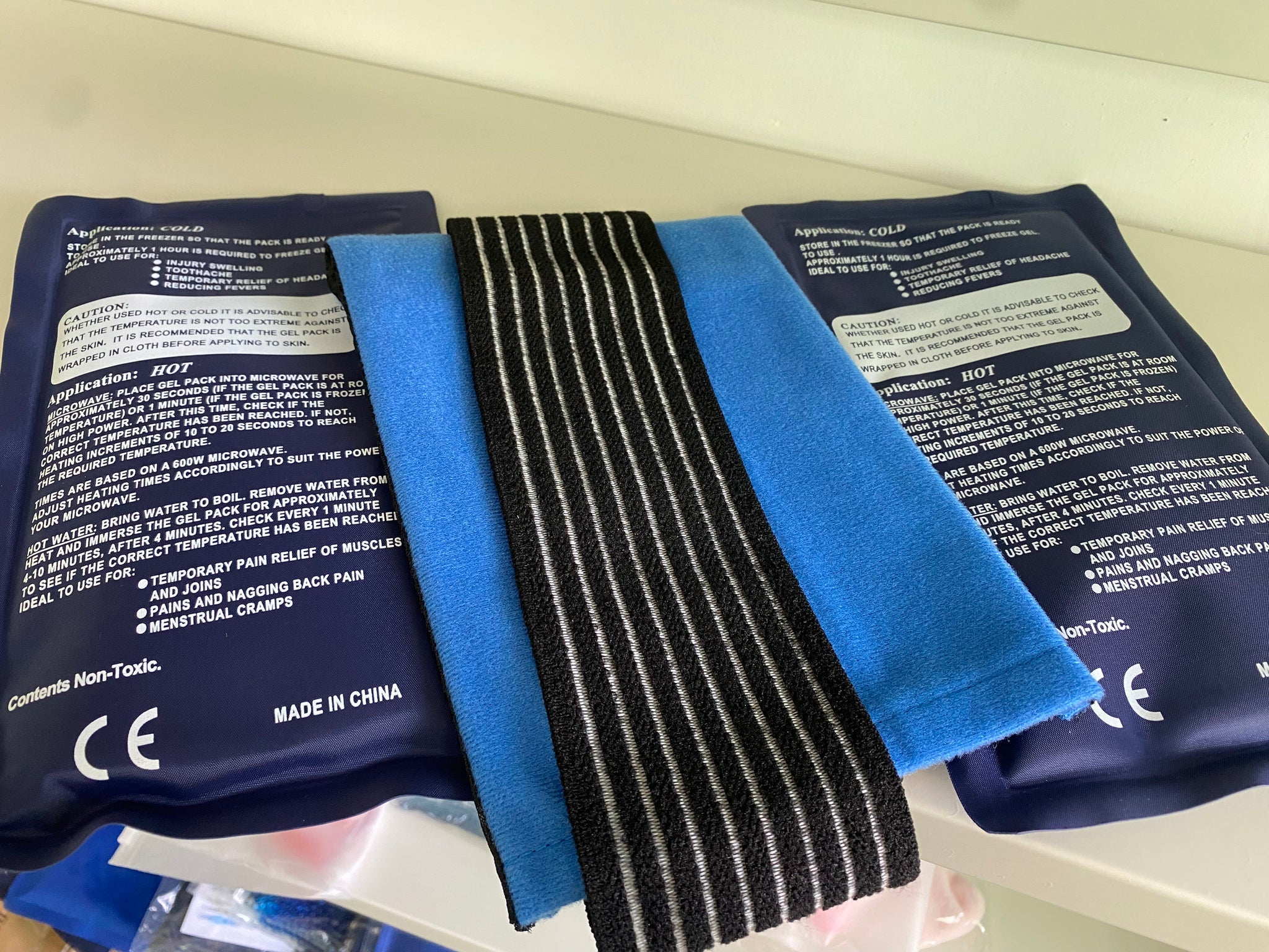 Rehab Gel Pack Duo – Wärme- und Kältetherapie mit weichem Bezug